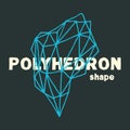 Handmade vector polyhedron.