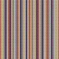 Handmade vertical stripes christmas knit