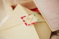 Handmade wedding invitations