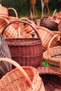 Handmade wicker baskets