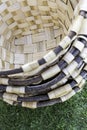 Handmade wicker baskets Royalty Free Stock Photo