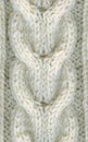 Handmade winter wool sweater, fragment, closeup.