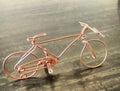 Handmade handmade wire bicycle