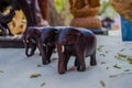 Handmade wood elephant from surajkund handicraft