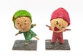 Handmade Wood Fiber Dolls