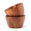 Handmade wooden bowl Royalty Free Stock Photo