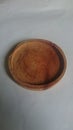 Handmade wooden coasters, taken from closeup