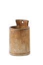 Handmade wooden container Royalty Free Stock Photo