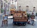 Handmade Wooden Pinocchio in Florence Italy