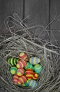 Handmaded easter eggs Royalty Free Stock Photo