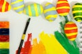 Handmaded easter eggs Royalty Free Stock Photo