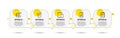 Handout, Time management and Graph phone icons set. Mobile devices sign. Vector