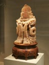 Handover Gifts Museum of Macao Antique Precious Rock Mountain Jade Sculpture Qinghai China Heritage Chinese Folk Art Treasure