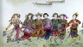 Handover Gifts Museum of Macao Antique Stone Mosaic Painting Wall Mural Guangxi Zhuang China Crafts Heritage Chinese Folk Arts