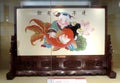 Handover Gifts Museum of Macao Antique Stone Mosaic Painting Wall Mural Tianjin Yangliuqin China Crafts Heritage Chinese Folk Arts