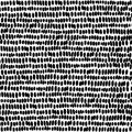 Handpainted Dotty Print Repeat Pattern Black White Royalty Free Stock Photo