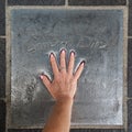 Handprint of Cameron Diaz set in 2002 during the Cannes Film Festival