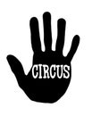 Handprint circus