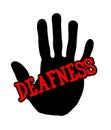 Handprint deafness