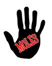 Handprint moles