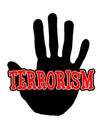 Handprint terrorism