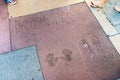 Harrison Ford Handprints and Footprints