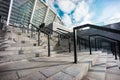 Handrail composition on NSC Olimpyiskiy stadium in Kyiv