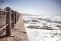 Handrail on Seafront in South Africa.