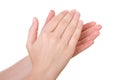 Hands applauding or clapping Royalty Free Stock Photo