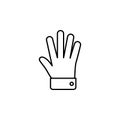 Hands, applause, cheer outline icon. Element of simple icon for websites, web design, mobile app, info graphics. Signs and symbols