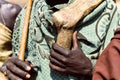Hands of a Arbore man
