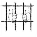 Hands Behind Bars