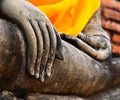 Hands of buddha Royalty Free Stock Photo