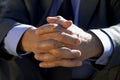 Hands of the businessman Royalty Free Stock Photo