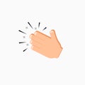 Hands clap icon Royalty Free Stock Photo