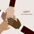 Hands diverse unity