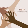 Hands diverse unity