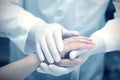 Hands of the doctor and patient Royalty Free Stock Photo