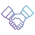 Hands done deal icon