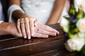 Hands enamoured Royalty Free Stock Photo