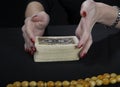 Hands of the fortuneteller Royalty Free Stock Photo