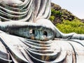 Hands of the great Buddha of Kamakura Royalty Free Stock Photo