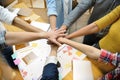 Hands of group of businesspersons Royalty Free Stock Photo