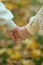 Hands held together Royalty Free Stock Photo