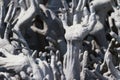 Hands from hell at Wat Rong Khun Royalty Free Stock Photo