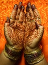 Hands with Henna design