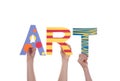 Hands Holding Art Royalty Free Stock Photo