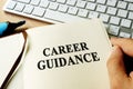 Book with title career guidance.