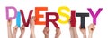 Hands Holding Diversity Royalty Free Stock Photo