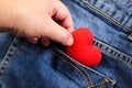 Hands holding red heart, health care, donate and family insurance concept,world heart day, world health day Royalty Free Stock Photo